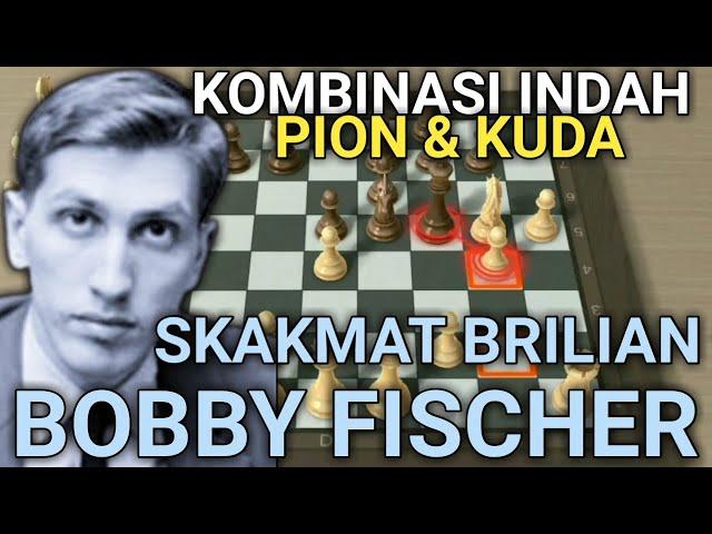 Partai Catur Skakmat Kuda dan Pion dari Bobby Fischer