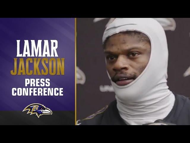 Lamar Jackson On Preparation for Bills, Cold Weather | Baltimore Ravens