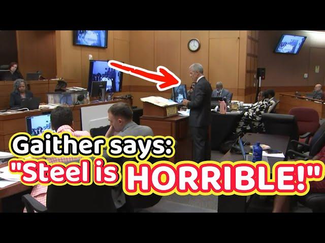 Gaither says: "Steel is HORRIBLE!" among other INAPPOPRIATE Remarks In Court. #ysltrial #youngthug