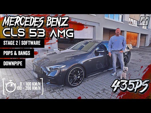 Mercedes Benz CLS 53 AMG Tuning | Stage 2 + Pops & Bangs + Downpipe | FastTuning