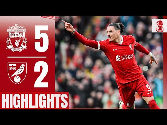 FIVE Goals As Reds Progress To FA Cup Fifth Round | Liverpool 5-2 Norwich | Highlights