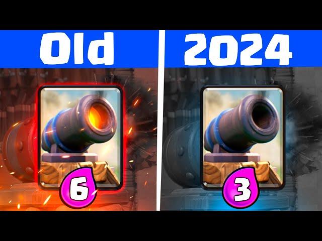 Old VS 2024 Clash Royale