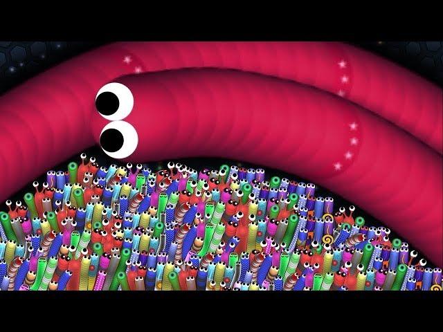 ПОЙМАЛ В ЛОВУШКУ ВСЕХ ЧЕРВЯКОВ НА СЕРВЕРЕ!  (Slither.io)