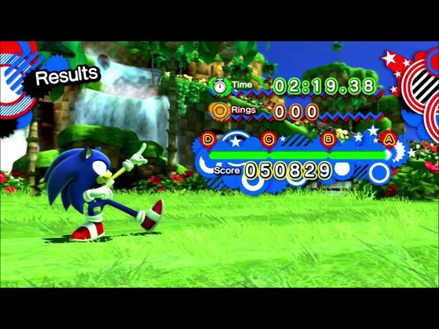 "Sonic Generations" All Rank Animations