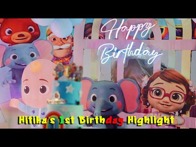 Hitika 1ST BIRTHDAY CINEMATIC HIGHLIGHT - Planet Studio Rewa - 2024