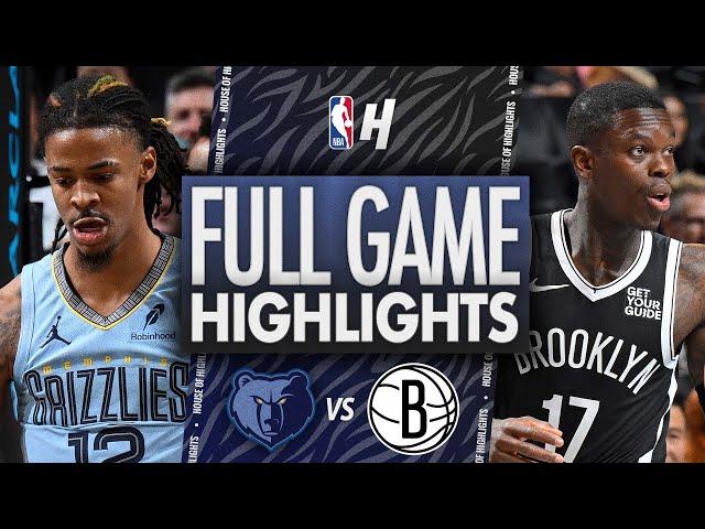 Memphis Grizzlies vs Brooklyn Nets - Full Game Highlights | November 4, 2024 | 2024-25 NBA Season