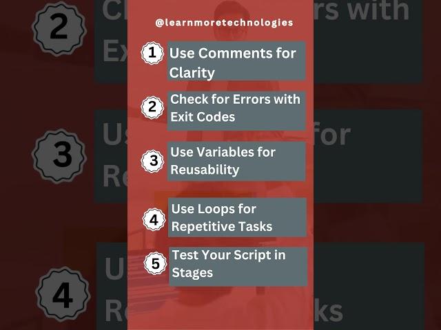 OS Scripting Tips for Beginners to Experts | Learn More Technologies Bangalore