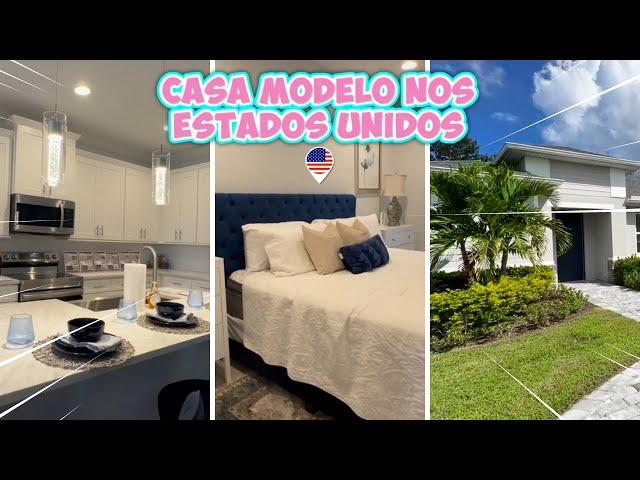 TOUR POR UMA CASA MODELO NA FLÓRIDA, VEJA QUANTO CUSTA UMA CASA NOVA AQUI NOS ESTADOS UNIDOS | VLOG