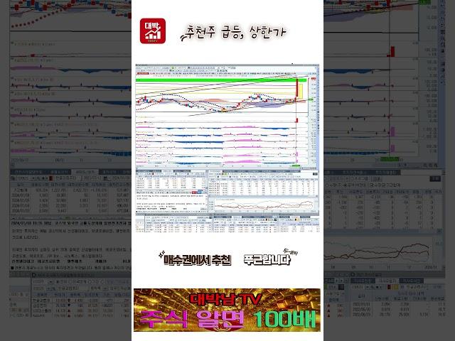 상한가, 급등 매수권에 추천하는 방송!!!