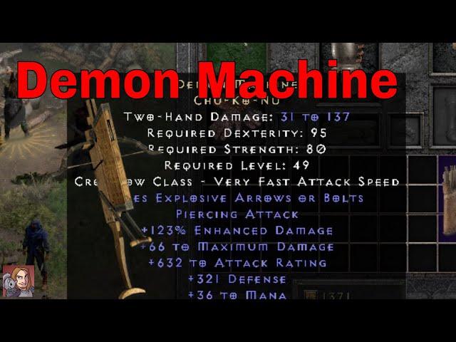 D2R Unique Items - Demon Machine (Chu-Ko-Nu)