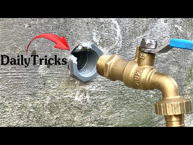 Plumber near me and secrets!Repair and install valve into broken pvc pipes in wall without chiseling