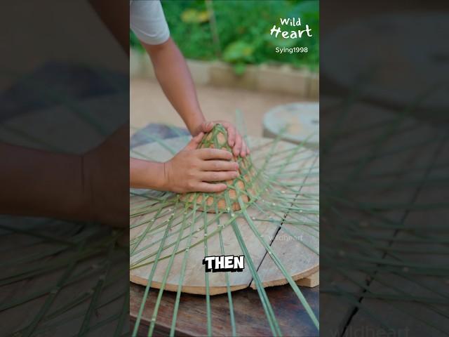 Crafting a Traditional Bamboo Hat