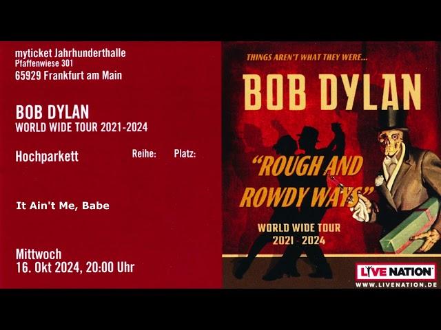 Bob Dylan - 1st Night in Frankfurt 10-16-2024  (Full Show)