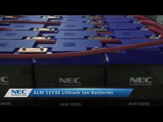 NEC Energy Solutions’ ALM 12V35 load and short circuit demonstration