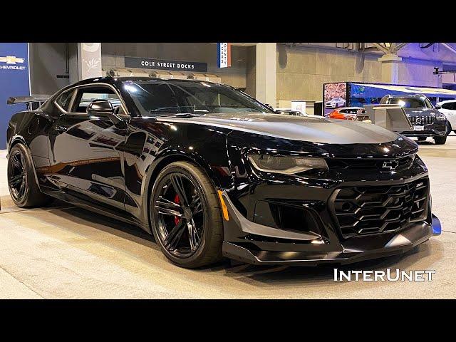 Supercharged Coupe 2021 Chevrolet Camaro ZL1 6.2L LT4 V8 650HP High Performance Car