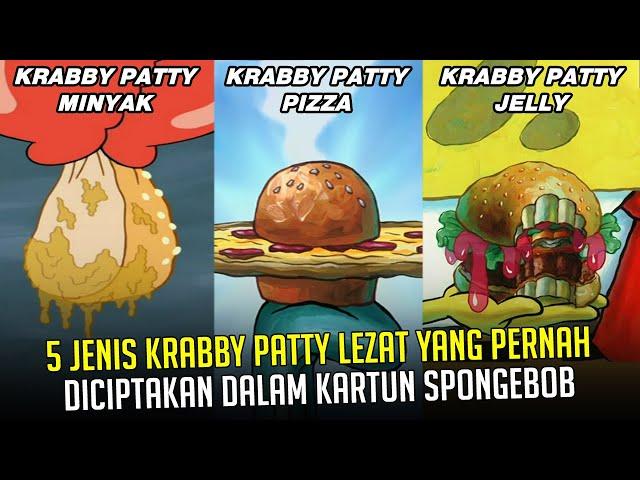 5 Jenis Krabby Patty lezat yang pernah diciptakan dalam kartun SpongeBob