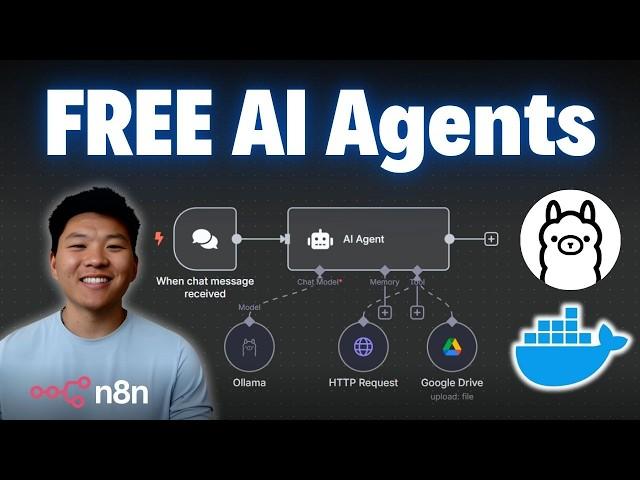 Locally Host n8n AI Agents for FREE (step by step)