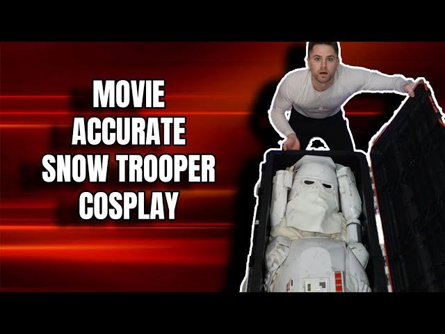 Cosplaying a MOVIE ACCURATE SNOW TROOPER from STAR WARS