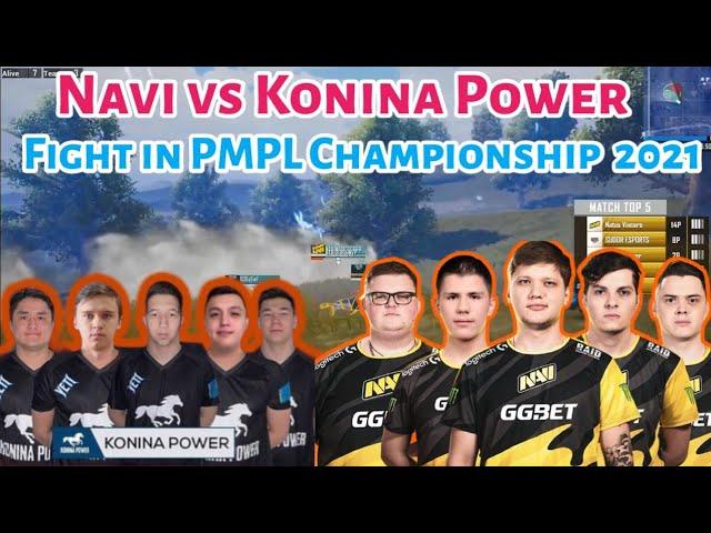 Navi vs Konina Power Fight in PMPL Championship 2021