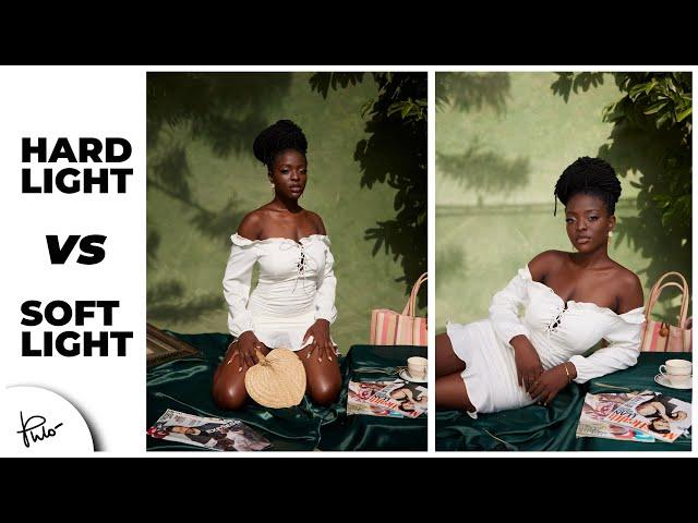 SOFT LIGHT vs HARD LIGHT PHOTOGRAPHY. Natural light BTS with Canon R5 + Sigma 24-70 ART Lens