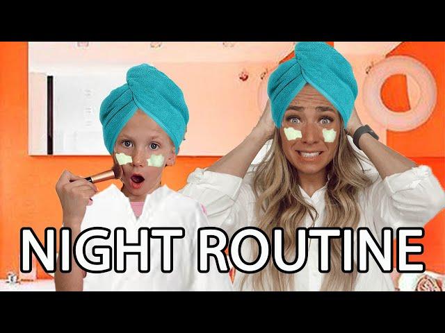 COPYING my 9 year old little SISTER’S NIGHT ROUTINE!!