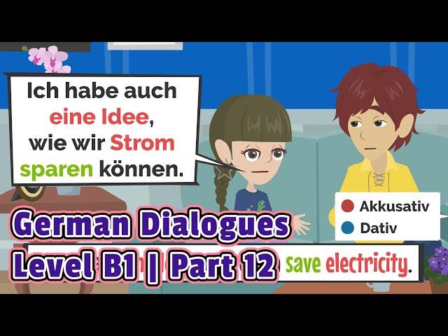 #13 Deutsche Dialoge | Niveau B1 | Wortschatz und wichtige Sätze