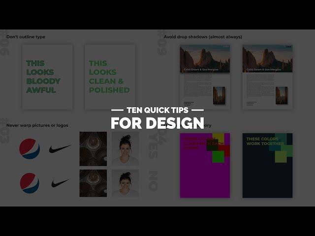 Graphic Design Tips (10 Quick Tips to Get You Started) | feat. Fourteen Design