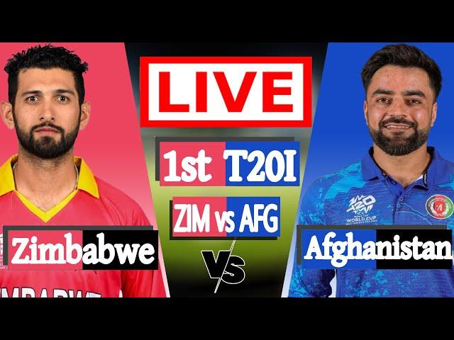 Afghanistan vs Zimbabwe live | Live cricket match today | AFG vs ZIM 1st T20 Score | cricket  live