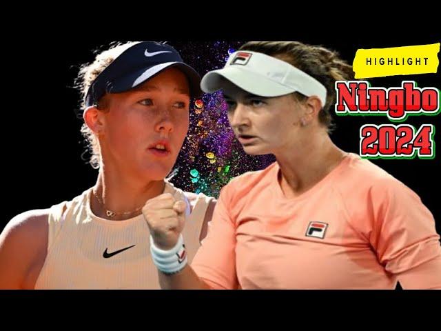 Mirra Andreeva vs Barbora Krejcikova Highlights | Ningbo Open 2024