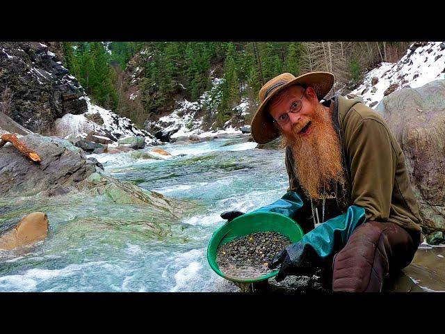 Mother Nature Tried to Kill Me! - (Gold panning new claim. Part 1)