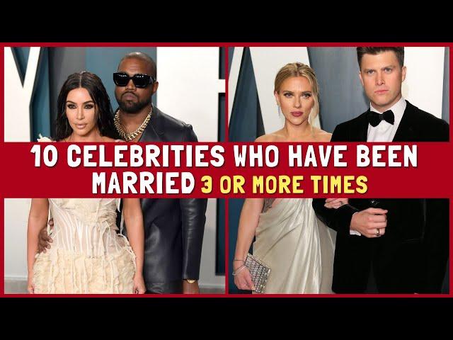 10 celebrities who have been married 3 or more times |Factswow