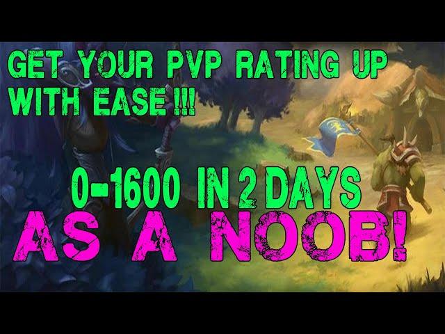 Fastest Way To Get PVP Rating: for Noobs!