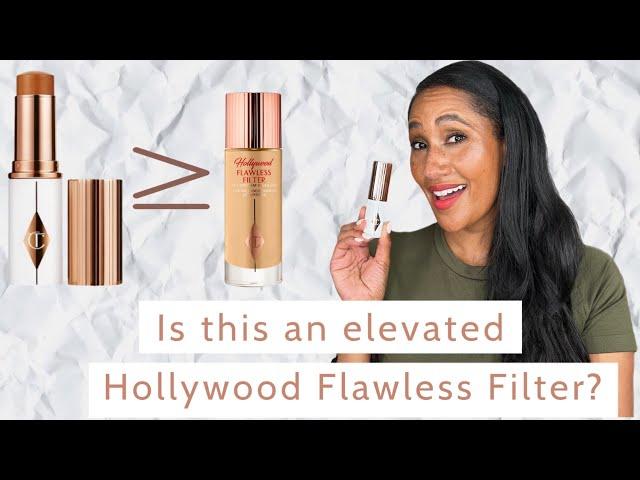 New Charlotte Tilbury Hydrating Stick Foundation! | Is this an Amped up Hollywood Flawless Filter?