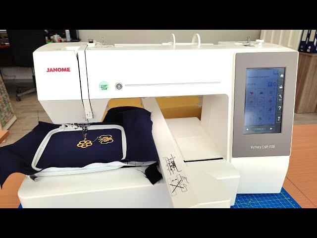 Обзор вышивальной машины Janome Memory Craft 550e