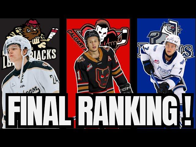 2025 NHL Draft FINAL Rankings ! | Pick 32 to 17