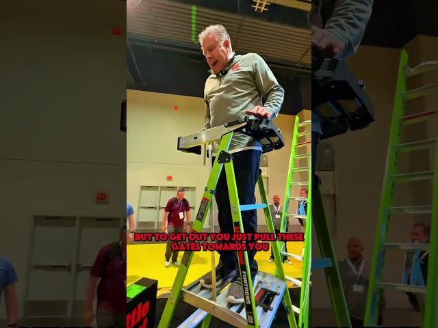 Little Giant Ladders new Fortress Climbing Equipment. Check it out. #fyp #ladder #fortress #roofer