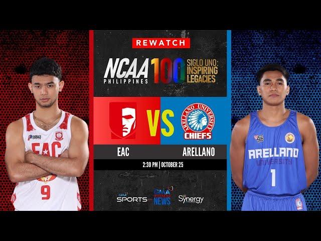 EAC vs Arellano (Men’s Basketball) | NCAA Season 100 - Replay