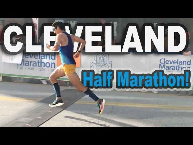 Cleveland Half Marathon Race VLOG! Coach Sage Canaday Running May 2024