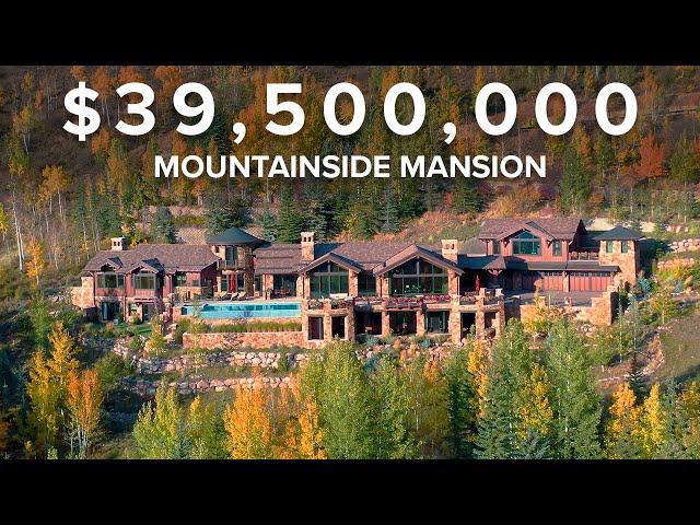 $39,500,000 Mountainside Mansion in Vail, CO - DroneHub