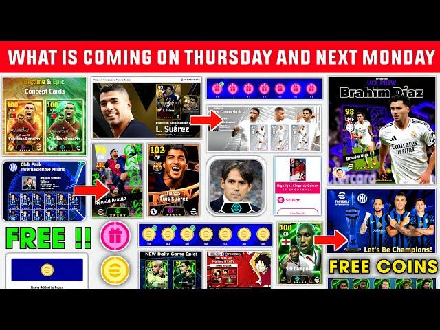 Free 400+ Coins & New Club Pack  What Is Coming On Tomorrow In eFootball 2025 Mobile