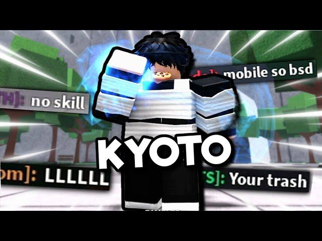 Abusing KYOTO COMBO on Toxic Players again... (Roblox the strongest battlegrounds)