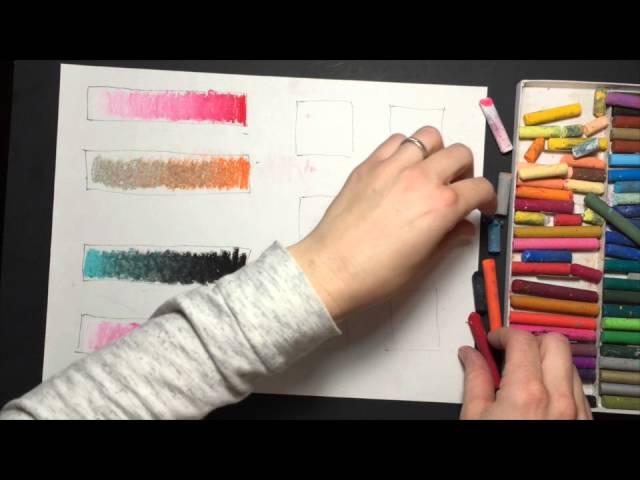 Oil Pastel techniques