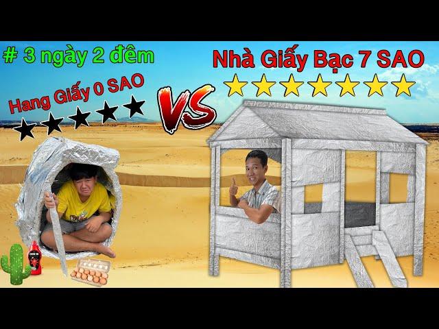 Người Cuối Cùng Rời Khỏi NHÀ BẰNG GIẤY BẠC 0 Sao vs 7 Sao sẽ Thắng 10 Triệu