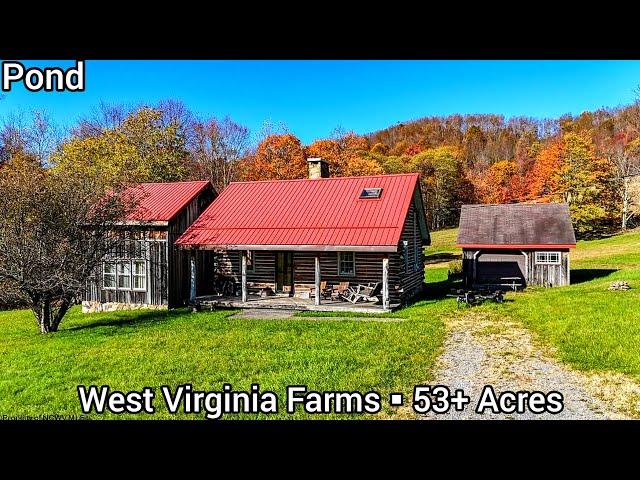 West Virginia Farms For Sale | $460k | West Virginia Land For Sale | Heated Cabin | Hobby Farm