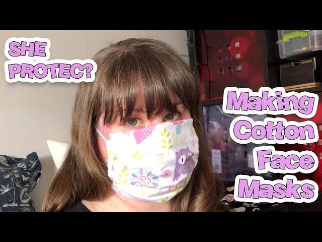 Sewing Face Masks from the Cotton Stash