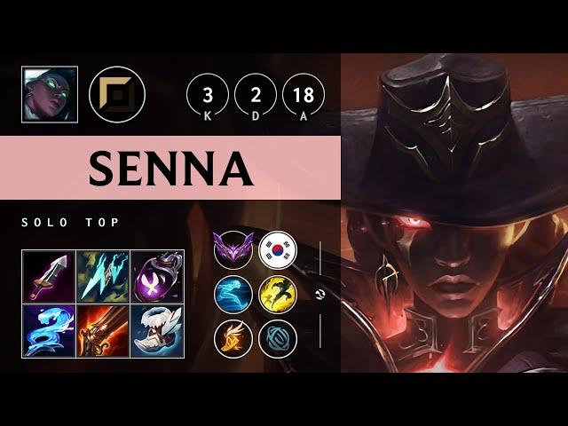 Senna Top vs Kayle: Killing spree - KR Master Patch 14.18