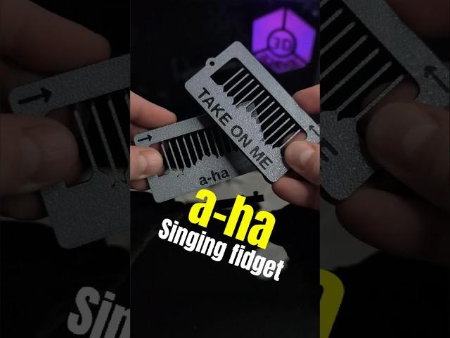 3D printed Musical Fidget that sings "Take on me" by a-ha! #3dprinting #3dprintingideas