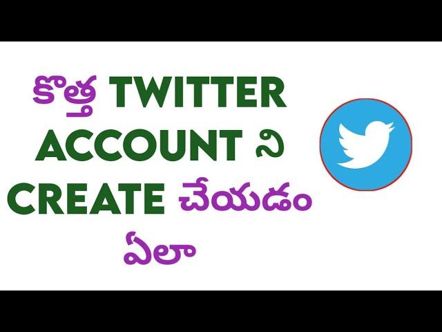 How to create twitter account | Techwaj Telugu