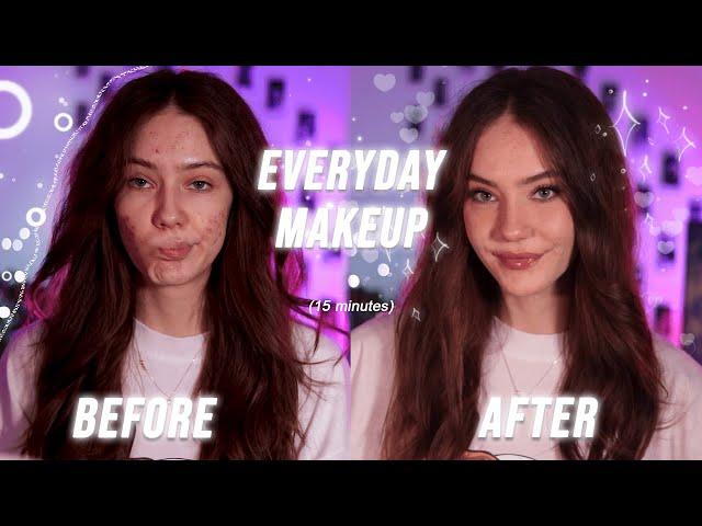 мой повседневный макияж за 15 минут  | makeup routine 2023