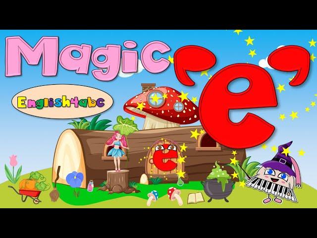 Magic 'Ee' / Silent e / Long Vowels / Phonics Song